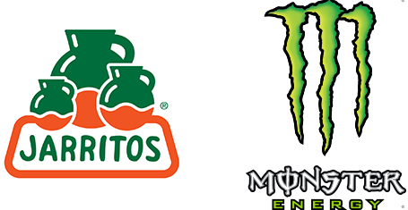Lowrider Magazine sponsors: Jarritos and Monster Energy